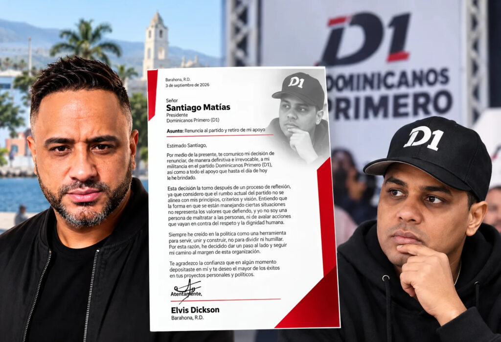 Elvis Dickson retira apoyo a Santiago Matías y se aparta de D1