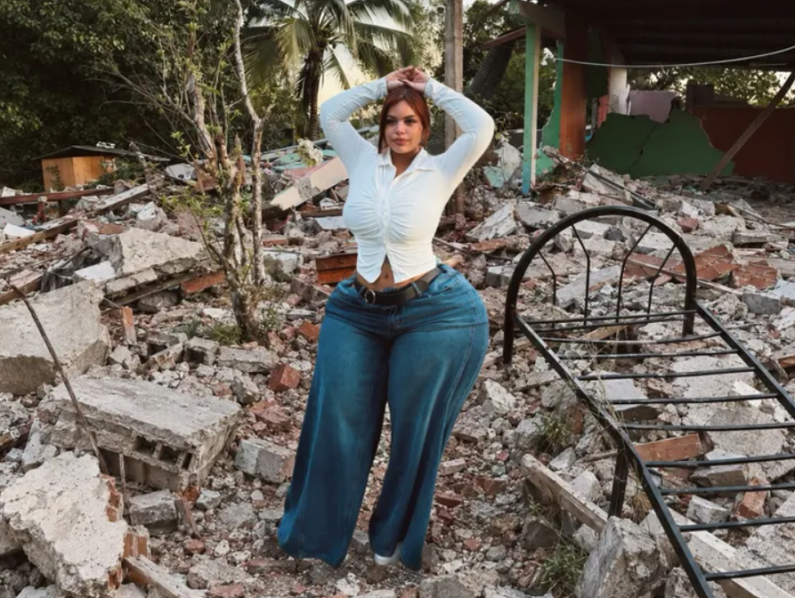 Gracie Bon financia ayuda humanitaria a panameños; la influencer ha sido criticada por las fotos que compartió frente a escombros