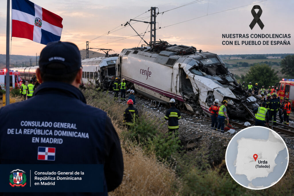 Marte Piantini expresa su pesar por tragico accidente ferroviario en la linea Madrid-Sevilla