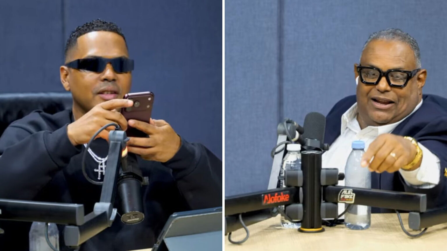 Santiago Matías realiza por primera vez una transmisión de radio en vivo junto a su padre, «Don Santi»